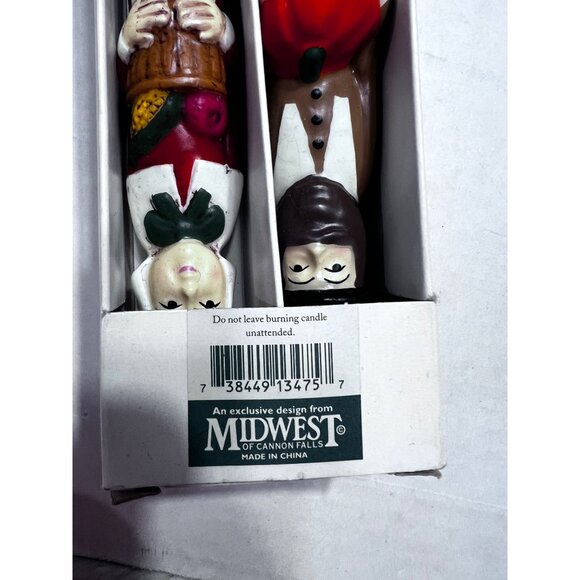Midwest of Cannon Falls Pilgram candle sticks - Picture 3 of 4